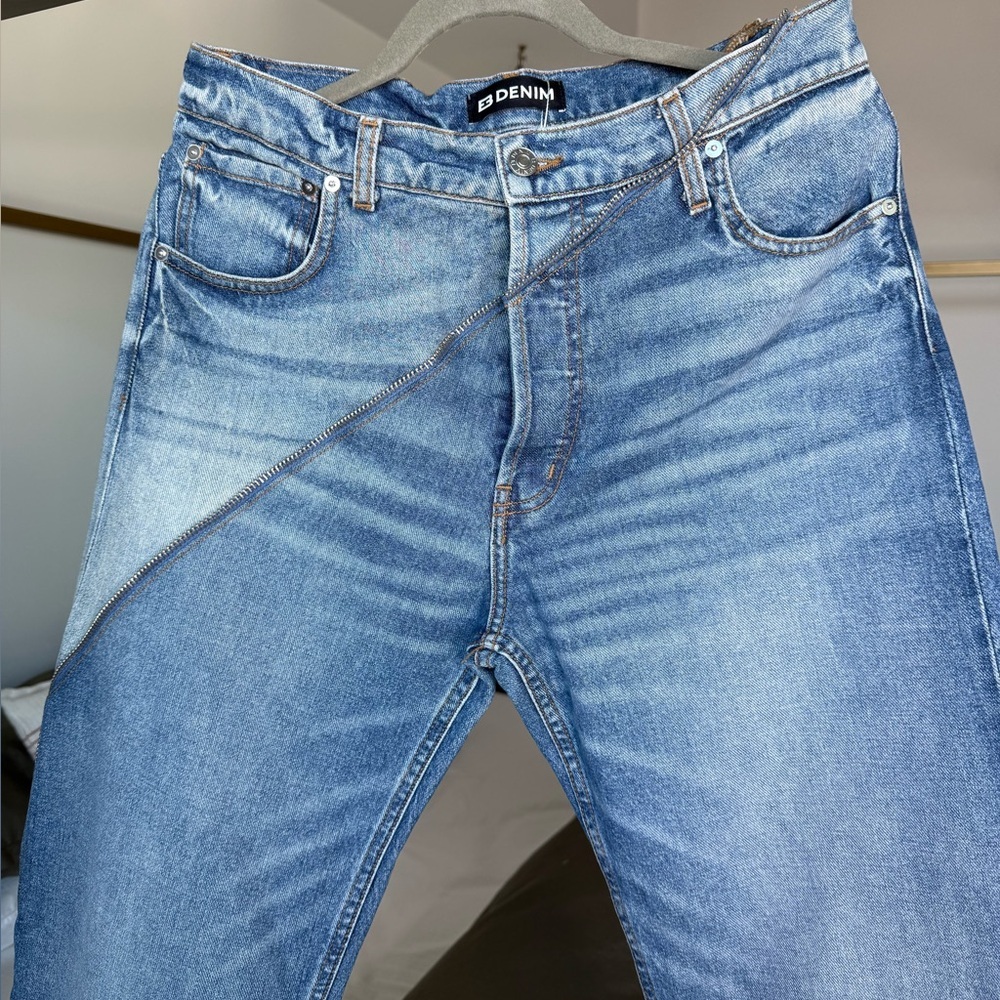EB DENIM “GEMINI” Jeans in Hendrix & Cobain Size 27 NWT Baggy Fit Sold Out Y2K - Picture 3 of 9